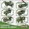 Army Military Base Building Blocks Set with Army Vehicles, Tank, Airplane, Helicopter, Best Learning Roleplay STEM Construction Toys for Boys and Girls Aged 6-12 (1162 Pieces)