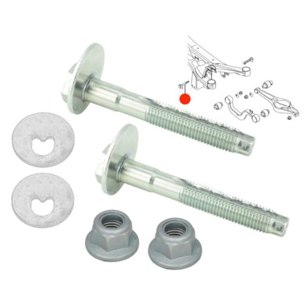 ASC Eccentric Camber Bolt - Rear Upper - L/R - Replacement For Seat Alhambra, Altea, Leon x2