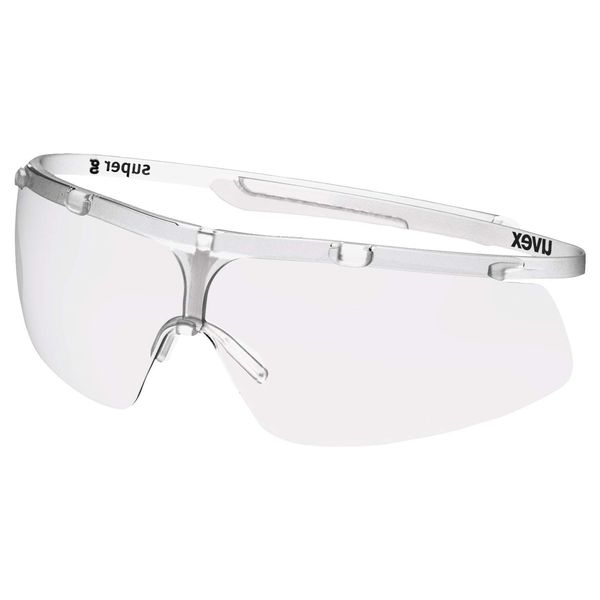 uvex Super G Schutzbrille - Supravision Plus - Transparent/Weiß