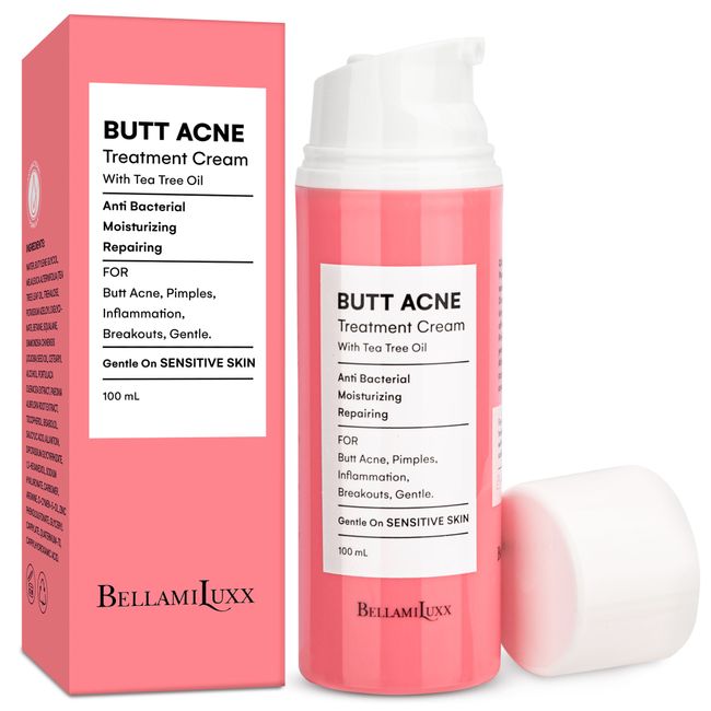 BellamiLuxx Butt Acne Clearing Lotion, Pure Plants Extracts for Reduce Acne and Pimples, Balance Skin Moisture/Sebum