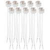 10 Pack LED MR16 Socket, GU5.3 Socket, LED Halogen Lamp Ceramic Wire Connector Base Socket Adapter MR16 MR11 G4 GU5.3 Socket (Pack of 10)