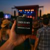 Funky Junque Stainless Steel Flask - This is My Drinking Flask: Bourbon