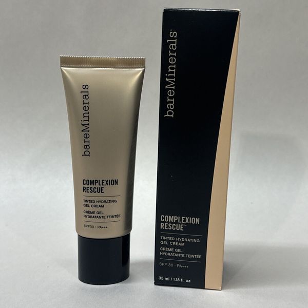 bareMinerals Complexion Rescue Hydrating Gel Crème SPF30 Light Tan Tinted NEW