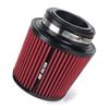 Red 3", 3.5", 4" Inlet, 6.5" Tall High Performance Cold Air Intake Air Filter