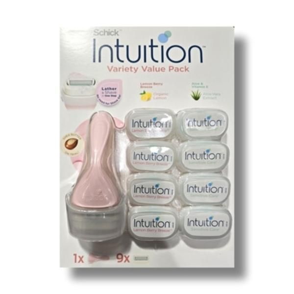 Schick Intuition 1 female hair remover + 9 razor blades female razor Costco