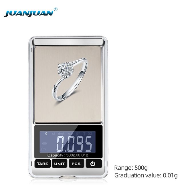 Digital Pocket Scales Gram Food Scale Capacity 500g Kitchen