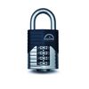Henry Squire Vulcan 4 Wheel Open Shackle Combination Padlock, 40 mm (Length)
