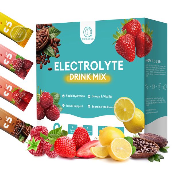 Electrolytes Powder Packets, Hydration Packets, Electrolytes Powder No Sugar