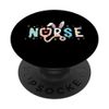 Nurse Stethoscope Easter Bunny Ears Bunny Nursing Easter Day PopSockets Standard PopGrip