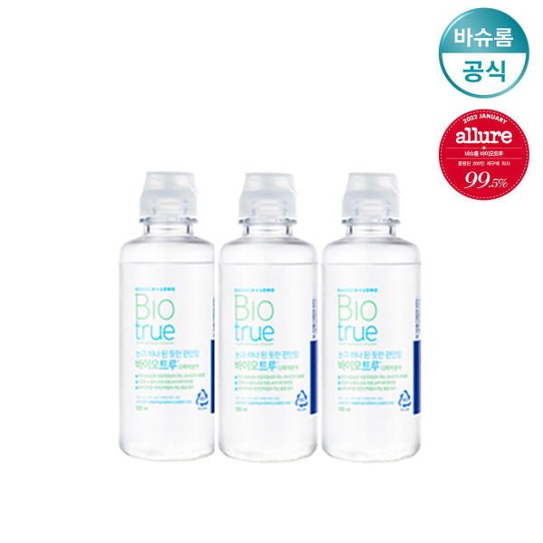 [Bausch &amp; Lomb]Bausch &amp; Lomb Renew Biotrue 120ml x3 Lens Cleaning Solution