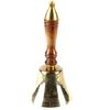 Retro Collections Solid Brass 19 cm School Dinner Hand Bell Reception Bell with Wooden Handle