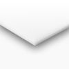 White Plastic (HDPE) Cutting Board 2" x 12" x 12" FDA/NSF