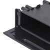 Car Radio Pocket, 1DIN Practical ABS Auto Stereo Storage Box for Refit
