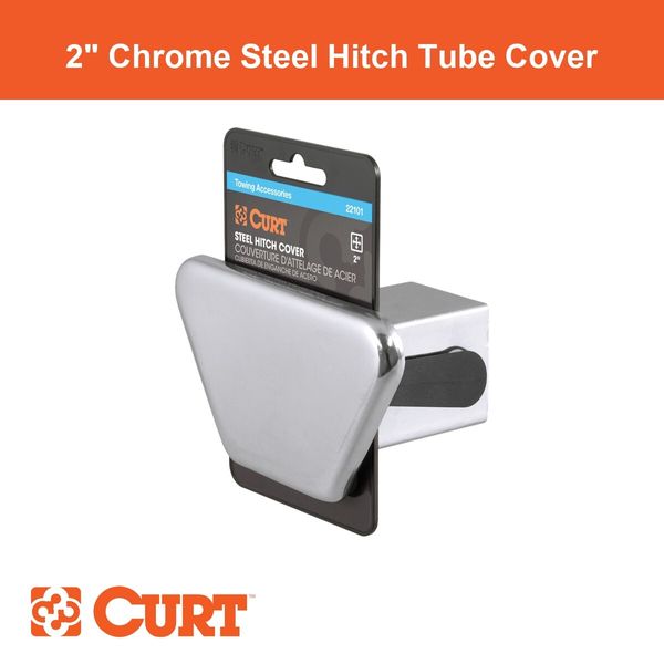 2" Chrome Steel Hitch Tube Cover (Packaged)