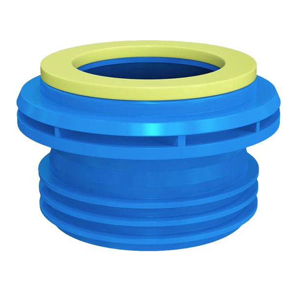 DOITOOL Toilet Rubber Wax Ring Toilet Flange Washer Odor Proof Toilet Bowl Seal Gasket for Home Hotel Bathroom Blue