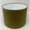 Olive Green Cotton Drum Lampshade