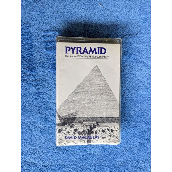 PYRAMID VHS Tape 1988 Documentary Ancient Egypt PBS David Macaulay NEW SEALED