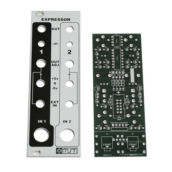 MST Expressor PCB and Panel - Expression Pedal Eurorack Interface PCB Set