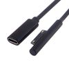 Cablecc DC 15V Type-C USB-C Female to Surface Pro3 Pro4 Pro5 Pro6 Book Pro Cable