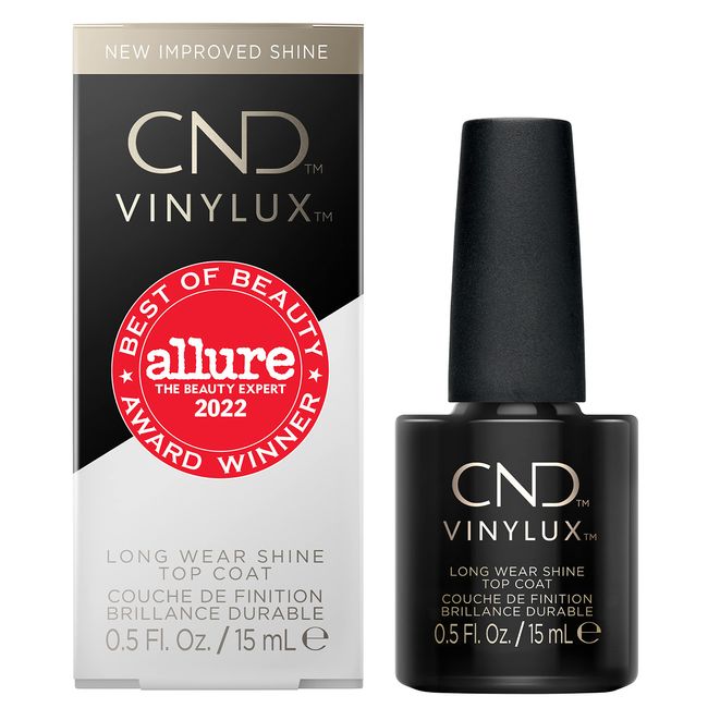 Top Coat Longwear Nail Polish by CND, Gel-like Shine & Chip Resistant, High Gloss, 0.5 Fl Oz