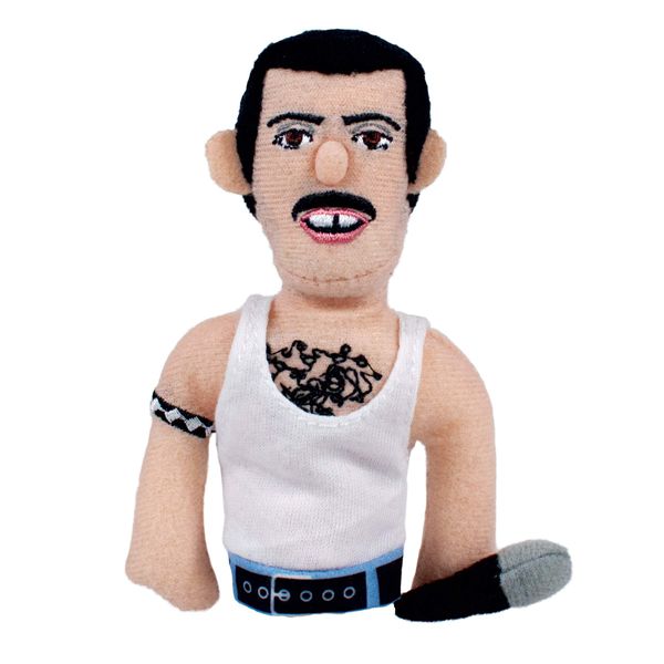 Freddie Mercury Plush Finger Puppet and Refrigerator Magnet - Toy for Kids or Adults