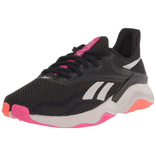 Reebok Women's HIIT TR 3.0 Cross Trainer, Black/Pure Grey/Proud Pink, 8