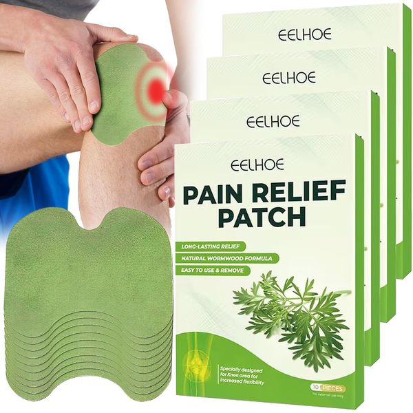 Pain Relief Patch - 40Pcs Knee Pain Relief Patche Relieve Knee Pain in Minutes,Knee Patches for Pain Relief for Arthritis,Relieves Muscle Soreness in Knee, Neck, Shoulder