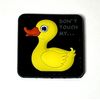Don't Touch My Duck Tactical Morale PVC Patch, Rubber Ducky Bird Patch