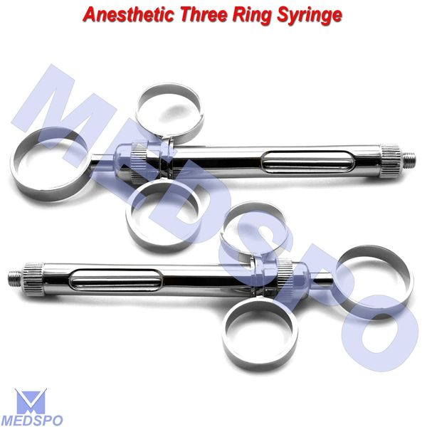 Dental Anesthetic Syringe Aspirating 1.8ml Dentists Anesthesia Instruments CE