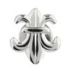 Vcufflinks Fleur De Lis Silver Brooch Lapel Pin