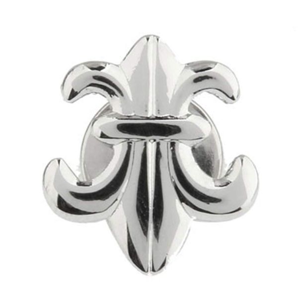 Vcufflinks Fleur De Lis Silver Brooch Lapel Pin