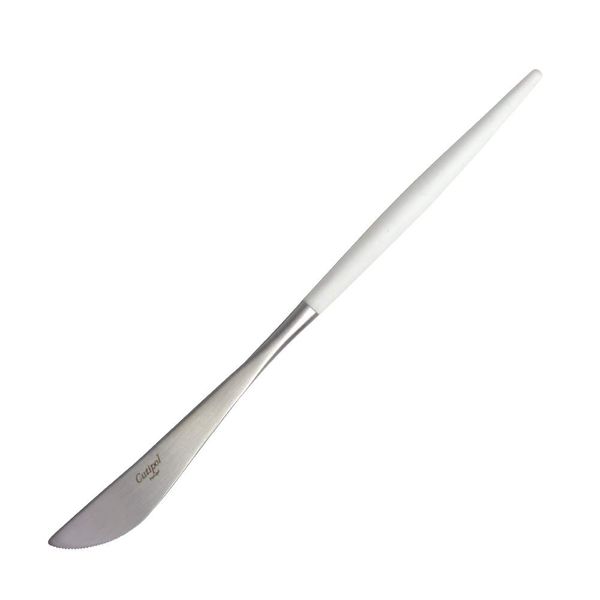 Cutipol GO03W Flatware GOA White Dinner Knife