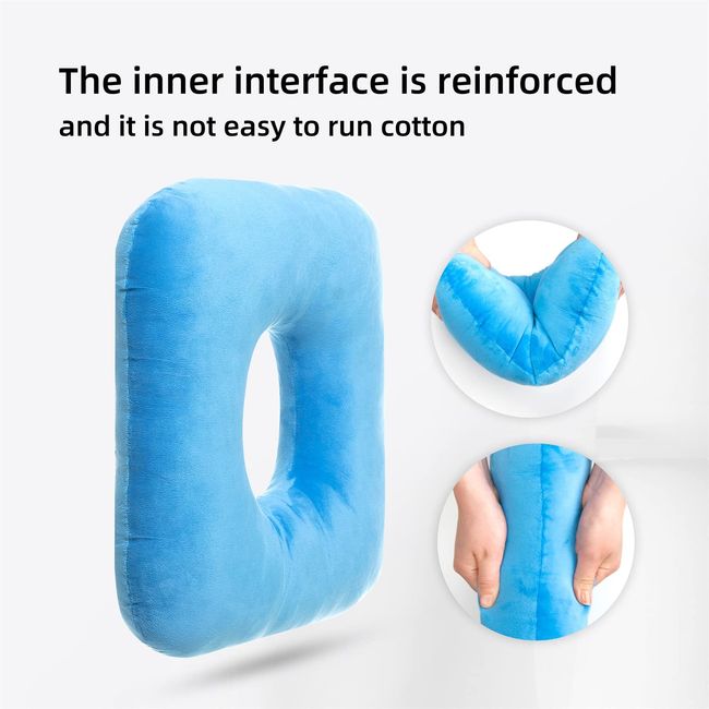Hemorrhoid Seat Cushion Memory Foam Donut Pillow Tailbone Pain Relief Chair  Pad
