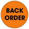 2" Diameter Back Order Circle Labels (500 per Roll)