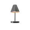 Bloomingville Metal LED Rechargeable Table Lamp with Touch Sensor, Silver Finish
