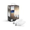 Philips Hue White 2-Pack LED Smart Candle, Bluetooth & Zigbee Compatible (Hue...