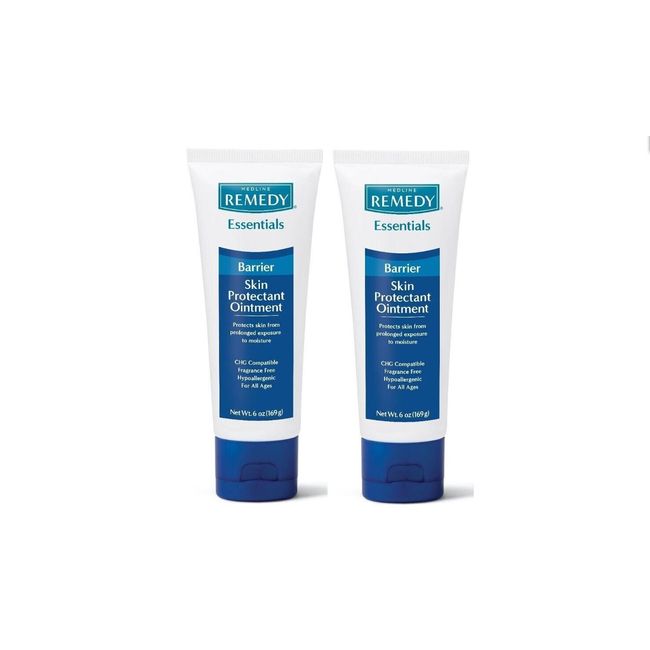 Medline MSC092B06 Remedy Barrier Ointment 6 oz (2 Pack) - EXP 08-24