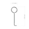 Linear Drain Removal Tool - Clean Hair Catcher Plug Sink Strainer, 8 Lifting Hooks
