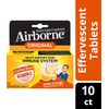 Airborne Zesty Orange Effervescent Tablets, 10 count - 1000mg of Vitamin C - Immune Support Supplement (Pack of 5)
