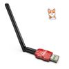 Class 1 Long Range Bluetooth Adapter for PC, QGOO USB Bluetooth Adapter for PC 5.3+EDR, Bluetooth Dongle Bluetooth Receiver Support Windows10/8.1/8/7（red-005）