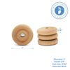 1 Classic Wheel, 1/4 Thickness Pack of 100