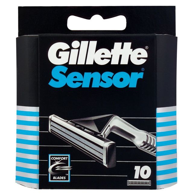 Gillette Sensor Refill Razor Blade Cartridges - 10 Pack