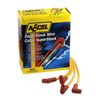 ACCEL 4041 Spark Plug Wire Set - 8mm - Yellow with Orange 90 Degree Boots