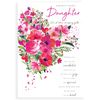 Daughter Birthday Card - 6" X 9" Size