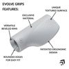 Evolve Grips - Ergonomic Thick Grips | Size: Comfort (Small) with 1.75 Inch Outer Diameter
