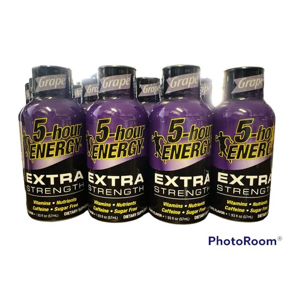 5-Hour Energy Extra Strength GRAPE 1.93 fl. oz. (Pack of 12) Exp. 04/24