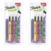 6 Sharpie® Clear View Highlighters, Assorted Colors Yellow, Pink, Green