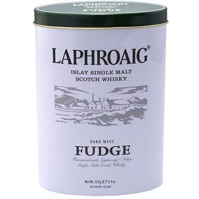 Gardiners of Scotland, Handmade Laphroaig Fudge Tin, 8.8 Ounces, Imported