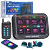 8 Gang  P8Y Ultra RGB Switch Panel with App & 230FT Remote Control Circuit Box