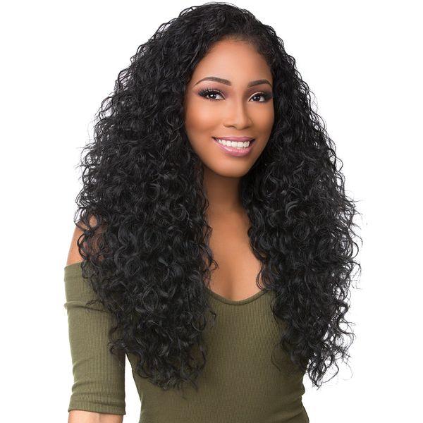 Sensationnel Instant Weave Boutique Bundle Synthetic Half Wig - DEEP (1B)
